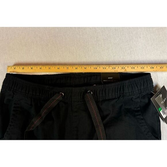 Galaxy Men's Black Cargo Pants- Cargo Joggers Black Size Small - Picture 5 of 8